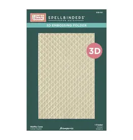 Spellbinders 3D Embossing Folder - Waffle Cone