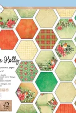 Elizabeth Craft Designs Festive Holly - 12x12 Pattern Paper