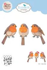 Elizabeth Craft Designs Festive Robin - Dies