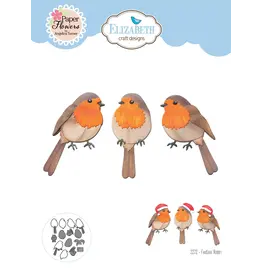 Elizabeth Craft Designs Festive Robin - Die