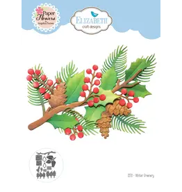 Elizabeth Craft Designs Winter Greenery - Die