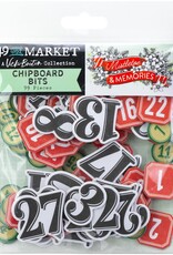 49 AND MARKET Mistletoe & Memories - Chipboard Numbers