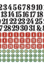 49 AND MARKET Mistletoe & Memories - Chipboard Numbers
