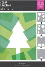 Hero Arts Very Merry Tree - Dies and Stencils