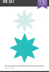 Hero Arts HA Very Merry Star- Die & Stencil