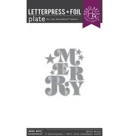 Hero Arts Hero Arts Merry - Betterpress Plate