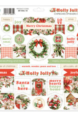 Mintay Papers Holly Jolly - 12x12 Chipboard Ephemera
