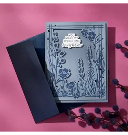 Spellbinders BetterPress Society - Bloom With Happiness February 2025 - Press Plates and Dies