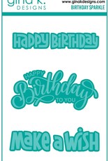 Gina K. Designs Birthday Sparkle - Stamp & Die