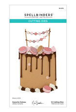 Spellbinders Bougie Birthday Collection by Nina Boettcher - Ganache Gateau Etched Dies