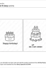 Lawn Fawn Cake It Easy - Stamp and Stencil