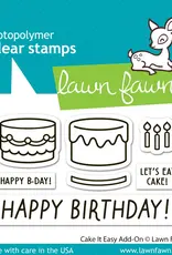 Lawn Fawn Cake It Easy Add On - Stamps and Stencils