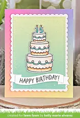 Lawn Fawn Cake It Easy Add On - Stamp and Stencil