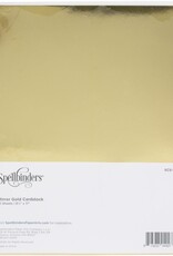 Spellbinders Color Essentials Cardstock 8.5"X11" 10/Pkg - Mirror Gold