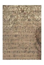 Stamperia Music - Rice Paper - A6 8/PK