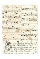 Stamperia Stamperia Music Collection - Rice Paper - A6 8/PK