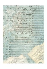 Stamperia Music - Rice Paper - A6 8/PK