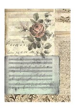 Stamperia Stamperia Music Collection - Rice Paper - A6 8/PK