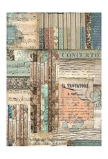 Stamperia Stamperia Music Collection - Rice Paper - A6 8/PK