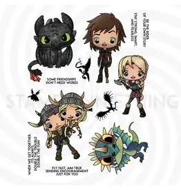 Stamp Anniething Stay Strong, Smart and Fearless - Stamp