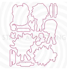 Stamp Anniething Stay Strong, Smart and Fearless - Die