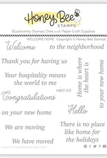 Honey Bee Welcome Home -  Stamp & Honey Cuts