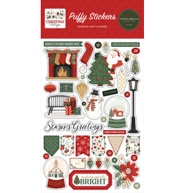 Carta Bella Christmas Village - Puffy Stickers