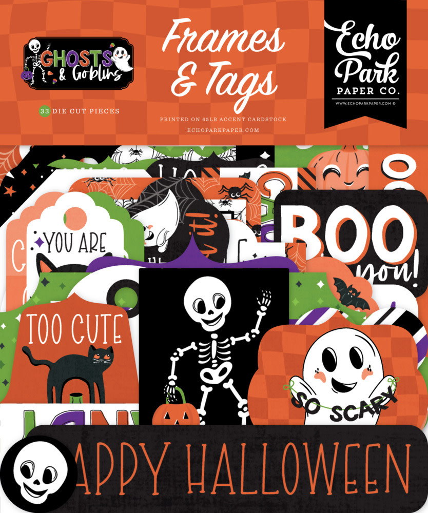 Echo Park Ghosts And Goblins - Frames & Tags