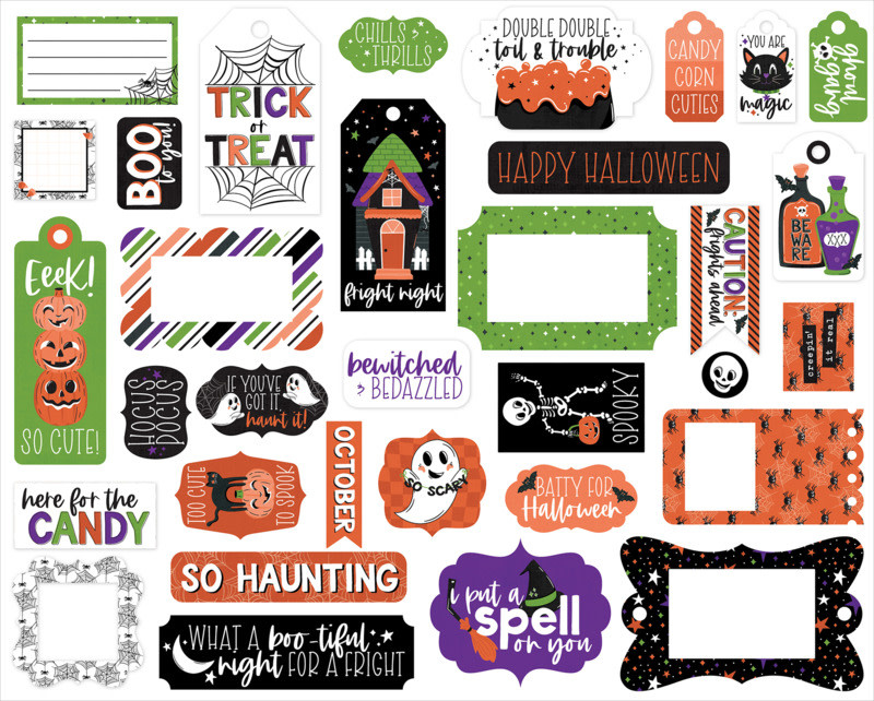 Echo Park Ghosts And Goblins - Frames & Tags