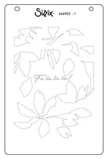 Sizzix A Wreath In Time - A6 Stencil (4pk)