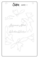 Sizzix A Wreath In Time - A6 Stencils (4pk)