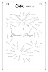 Sizzix A Wreath In Time - A6 Stencils (4pk)