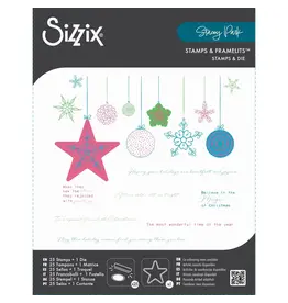 Sizzix Holiday Bits And Bobs- A5 Stamp and Framelits