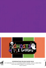 Echo Park Ghosts And Goblins - 12x12 Solids