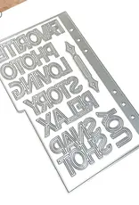 Elizabeth Craft Designs Page With Large Tabs 1 - Die