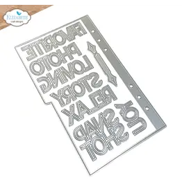 Elizabeth Craft Designs Page With Large Tabs 1 - Die