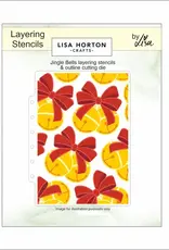 Lisa Horton Crafts Lisa Horton Crafts Jingle Bells 5" x 7" Layering Stencils & Die