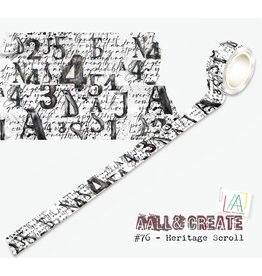 Aall and Create Heritage Scroll - Washi Tape