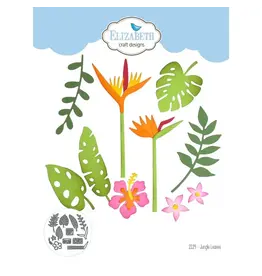 Elizabeth Craft Designs Jungle Leaves - Jungle Party Collection