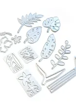 Elizabeth Craft Designs Jungle Leaves - Jungle Party Collection