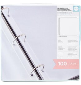 WE R MEMORY KEEPERS RING PAGE PROTECT 12 - 100/PKG