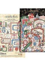 Graphic 45 Deck The Halls - Chipboard Frame Tag