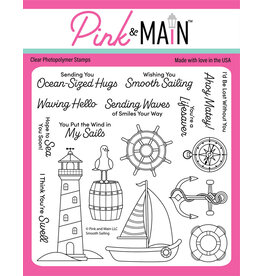 Pink & Main Smooth Sailing - Stamps and  Dies
