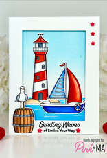 Pink & Main Smooth Sailing - Stamp & Die