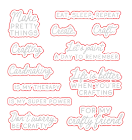 Honey Bee Don't Worry, Be Crafty -  Stamps and Honey Cuts