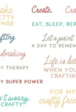 Honey Bee Don't Worry, Be Crafty -  Stamp & Honey Cuts