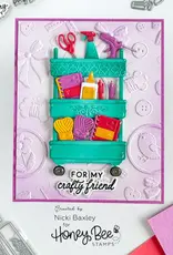 Honey Bee Lovely Layers Craft Cart- Honey Cuts