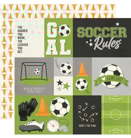 Simple Stories 12x12 - Soccer Elements Cardstock
