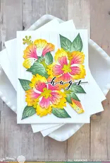 Waffle Flower Hibiscus Cluster - Dies