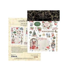 Graphic 45 Deck The Halls - Rub 0ns